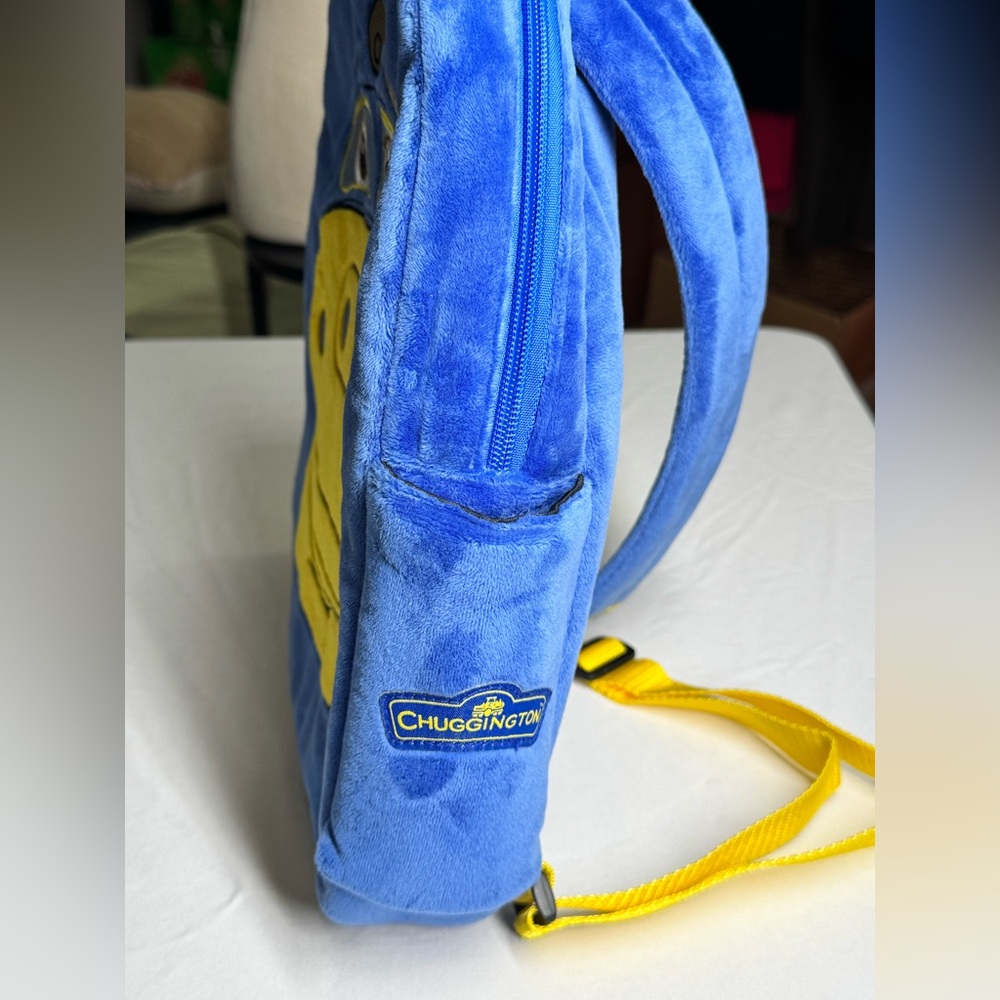 Chuggington Brewster Train Plush Small Backpack 12” Herschend - Picture 3 of 8